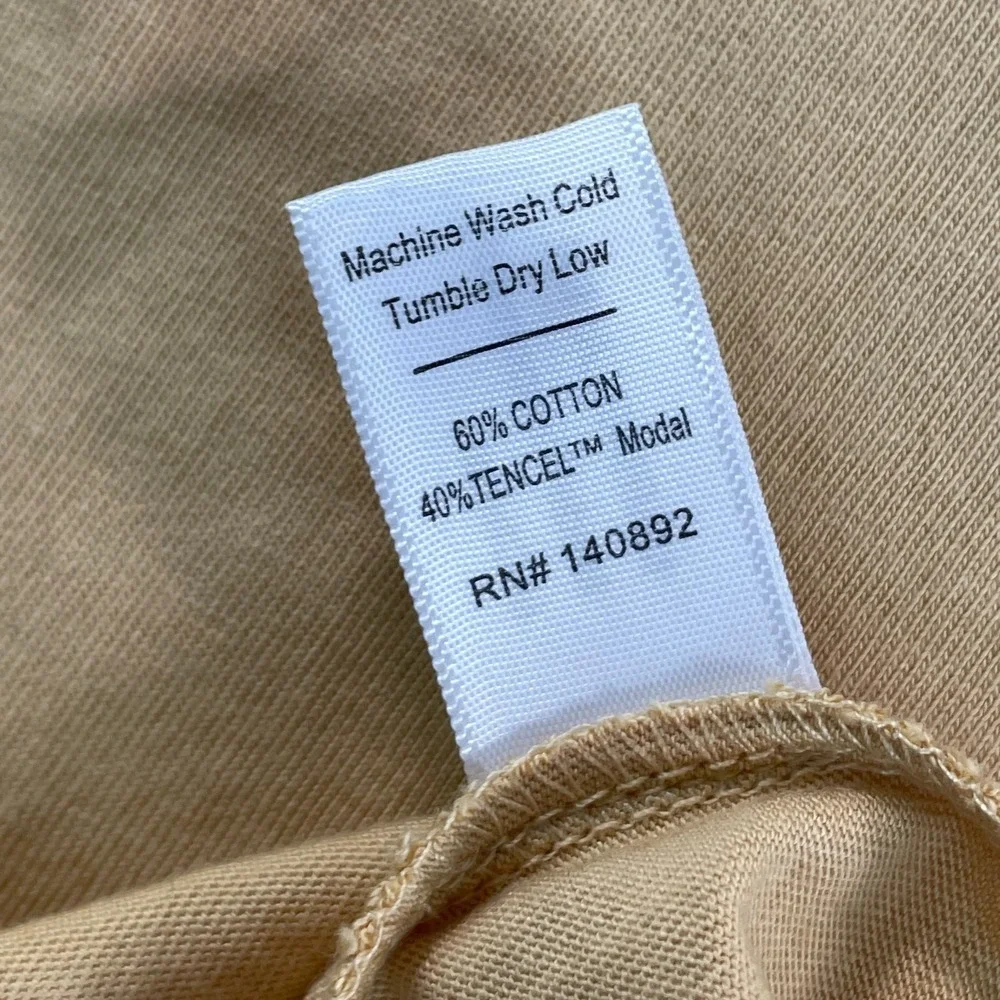 Marine Layer‎ Preston Polo Shirt Men Large/XL Vintage Yellow Retro Coastal Print